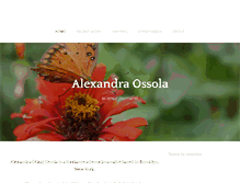 Tablet Screenshot of alexandraossola.com